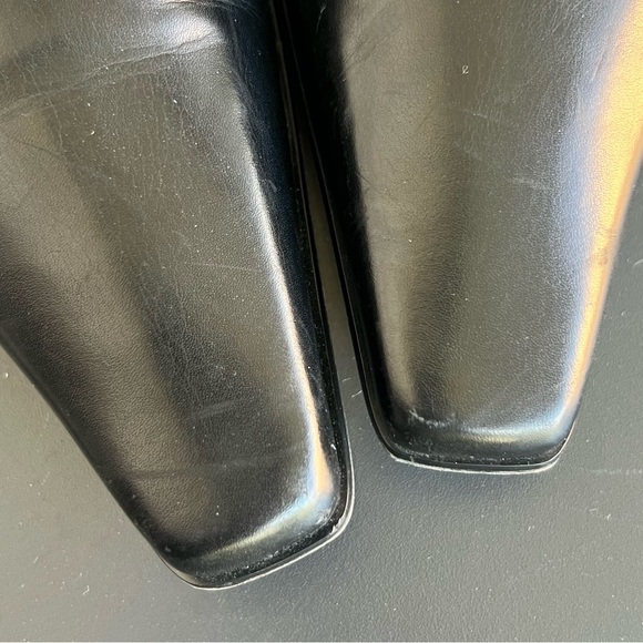 Stuart Weitzman Leather Pumps Size 10 Black Great Condition - Picture 6 of 11